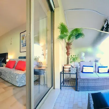 Studio Grande Terrasse A 5 Min De La Mer Nizza Exterior foto